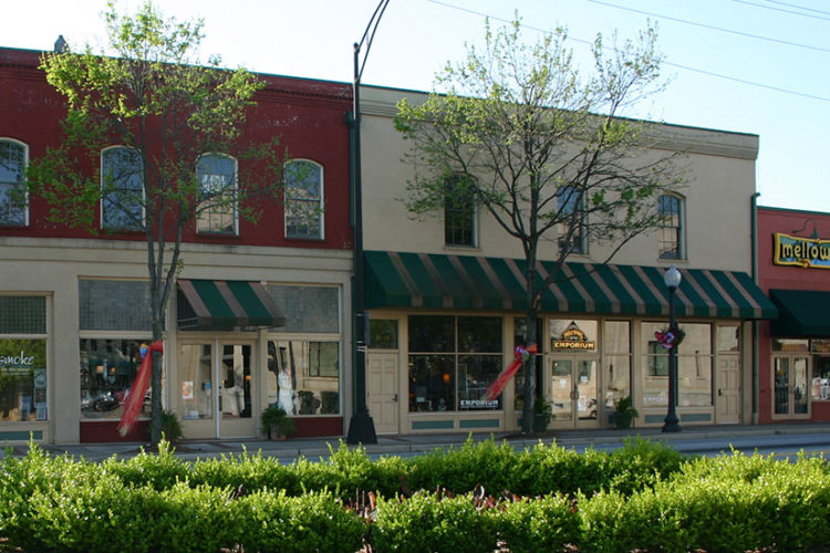 Exterior of the West End in Downtown Greenville, SC