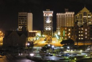 Exterior of downtown Greenville, SC