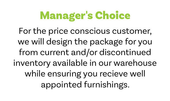 Managers choice for the price conscious customer